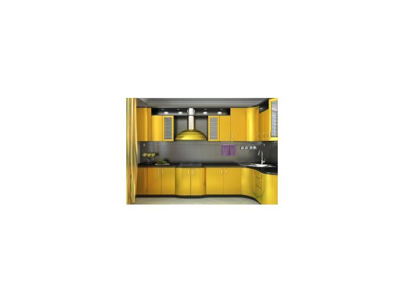 кухонный гарнитур угловой волна в Нижневартовске