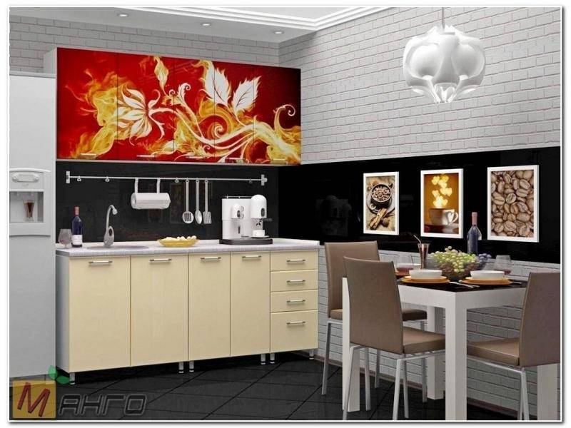 прямая кухня магия с фотопечатью в Нижневартовске