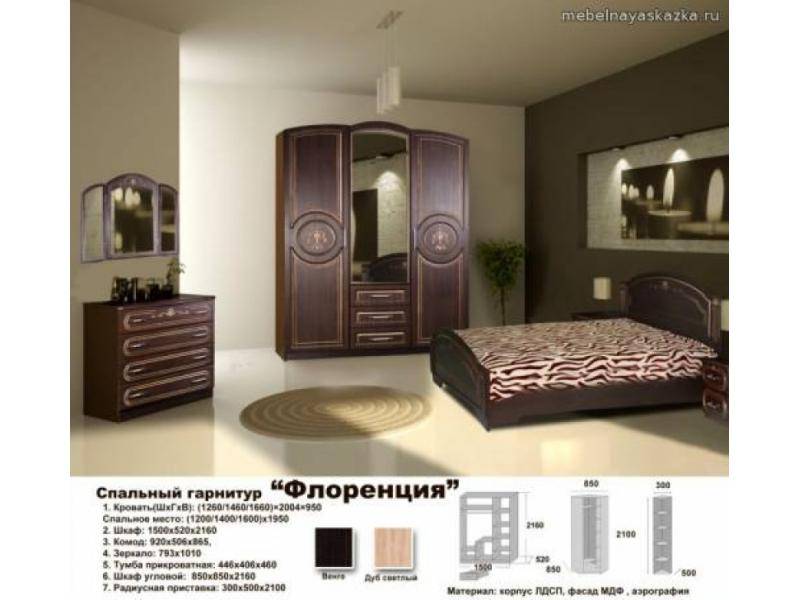 спальный гарнитур флоренция в Нижневартовске