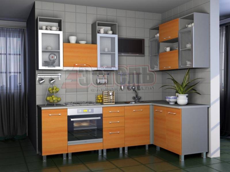 кухонный гарнитур угловой вишня в Нижневартовске