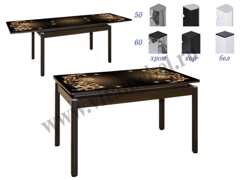 стол 28 раздвижной с фотопечатью в Нижневартовске