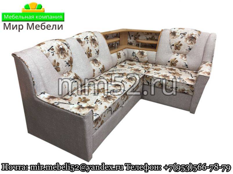 угловой диван классика с баром в Нижневартовске