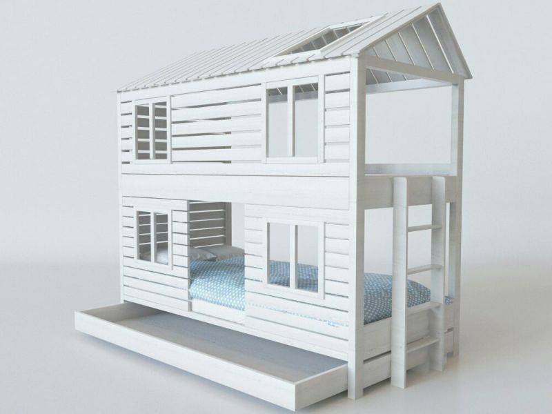 детская кровать-домик двухъярусная в Нижневартовске