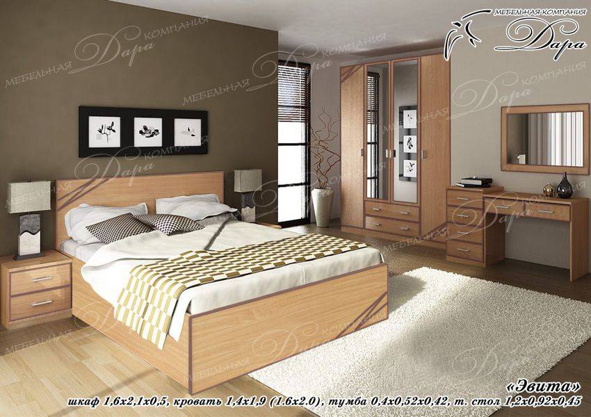 спальный гарнитур эвита в Нижневартовске