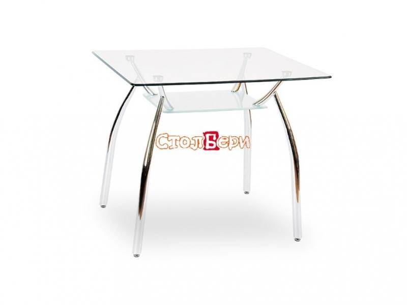 квадратный стол из стекла олимп м в Нижневартовске