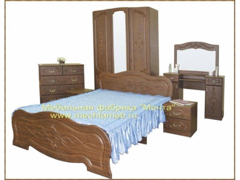 спальный гарнитур орех мдф в Нижневартовске