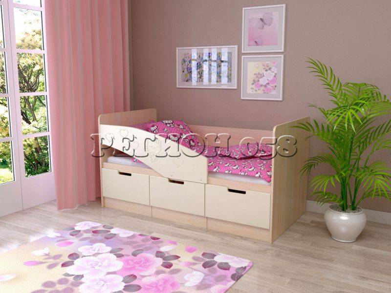 детская кровать бемби-7 мдф в Нижневартовске