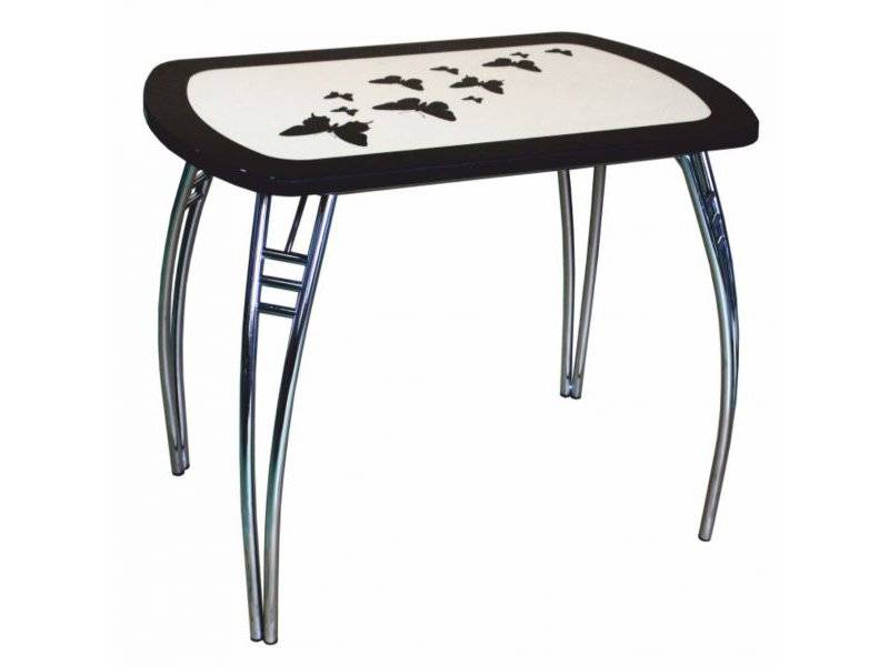стол обеденный бабочки черный в Нижневартовске