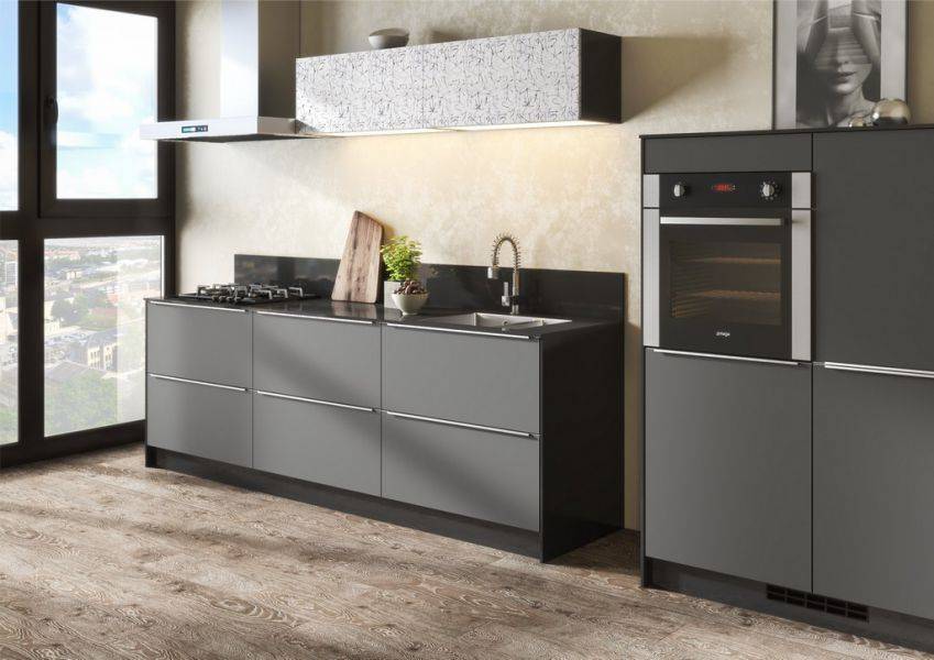 современная кухня арт-графит в Нижневартовске