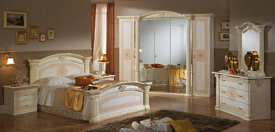 светлый спальный гарнитур евгения в Нижневартовске