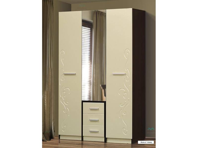 распашной шкаф 3 створки милана 1 в Нижневартовске