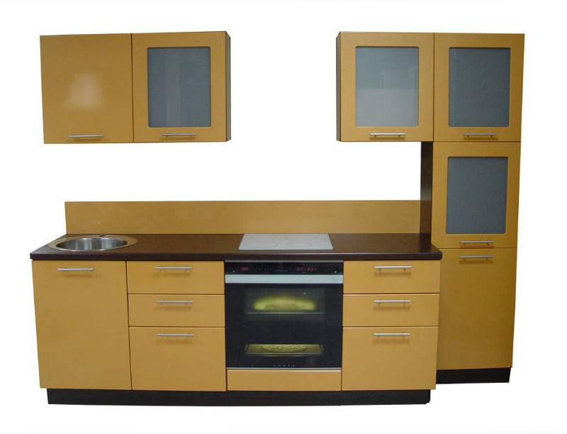 кухня прямая золото в Нижневартовске