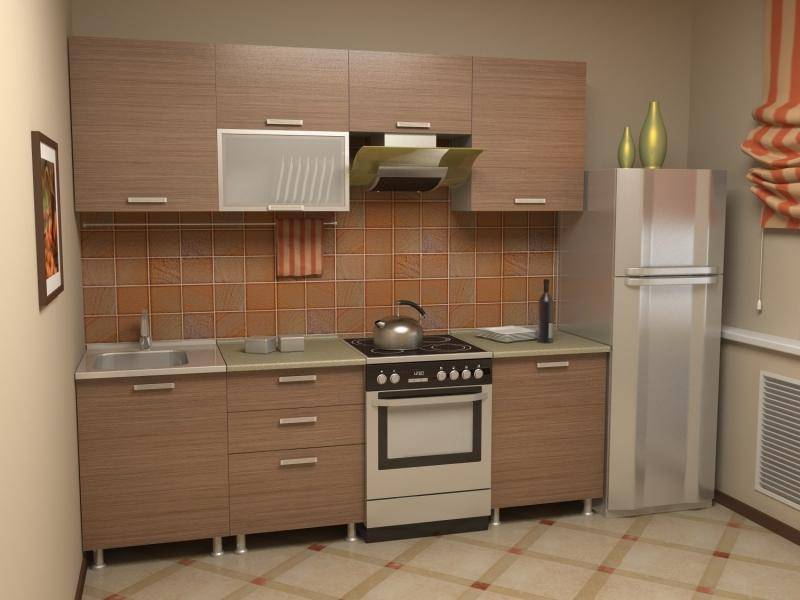 кухня прямая азалия комплектация 7 в Нижневартовске