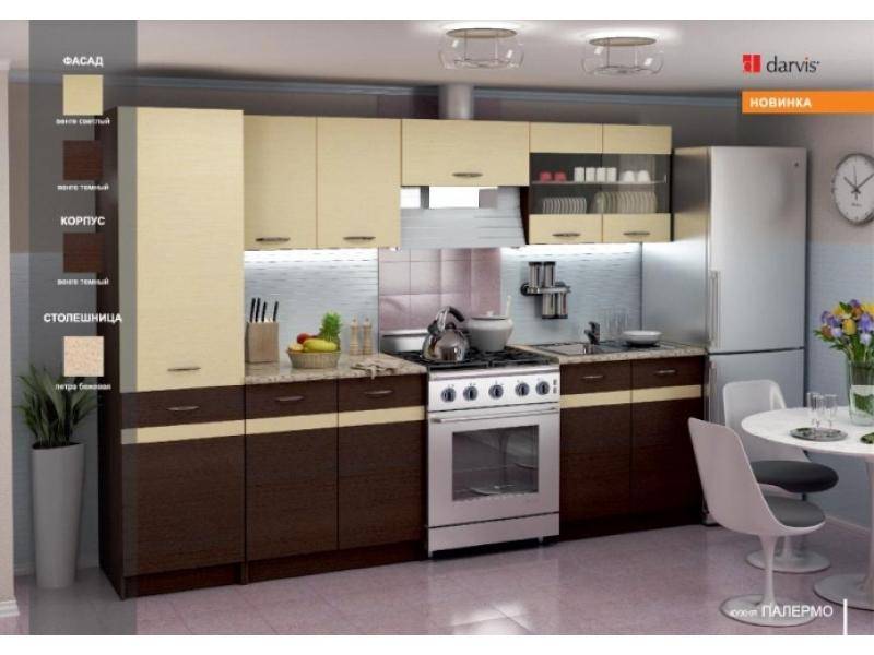 кухонный гарнитур прямой палермо в Нижневартовске
