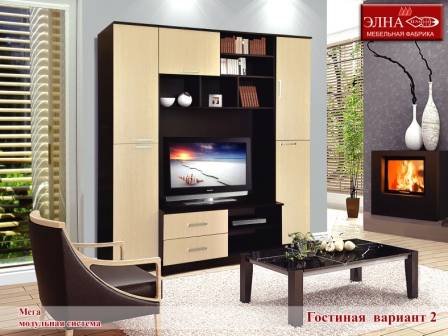 гостиная стенка мега вариант 2 в Нижневартовске
