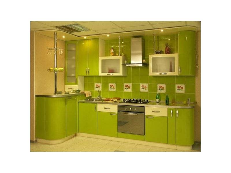 кухня зеленая дженна в Нижневартовске