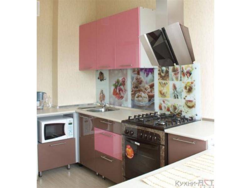 кухонный гарнитур угловой крем-брюле в Нижневартовске