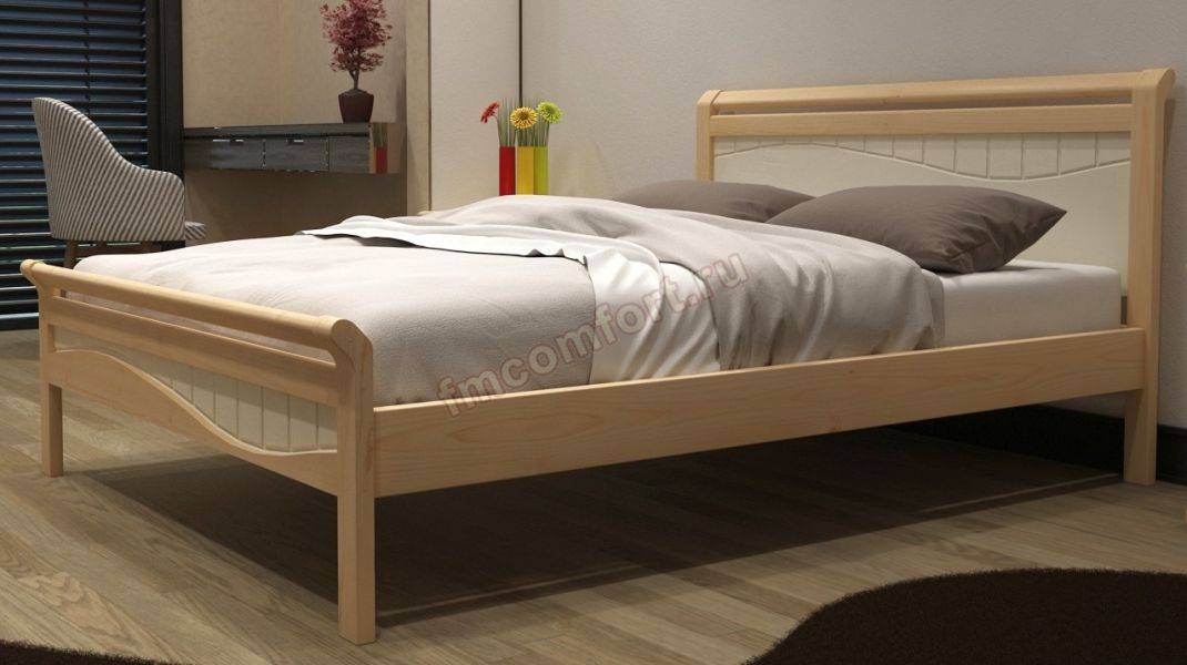 кровать из дерева идиллия 05 в Нижневартовске