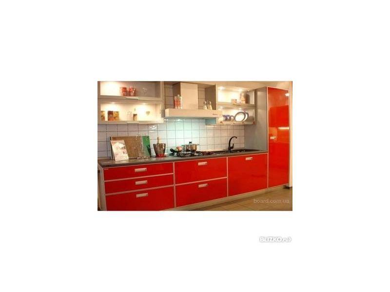 кухня пластик в алюминиевой рамке №14 в Нижневартовске