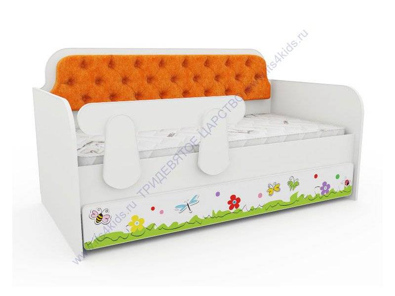 тахта детская апельсин с бортиком в Нижневартовске