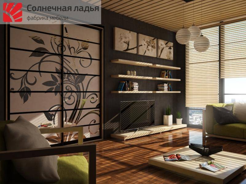 шкаф - купе для гостиной 3 в Нижневартовске