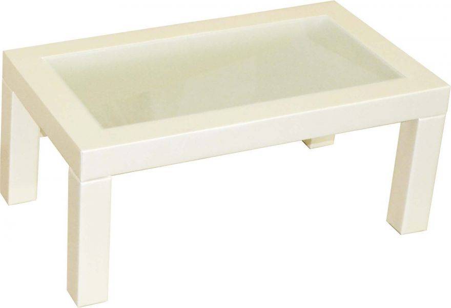 стол журнальный сакура 3 эко-кожа слоновая кость в Нижневартовске