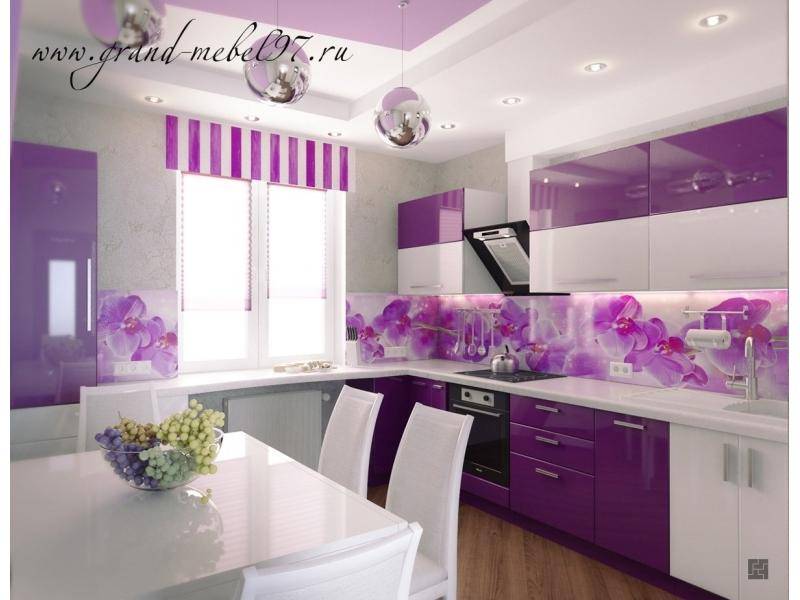 кухня с фотопечатью 023 в Нижневартовске