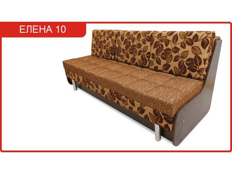 кухонный прямой диван елена 10 в Нижневартовске