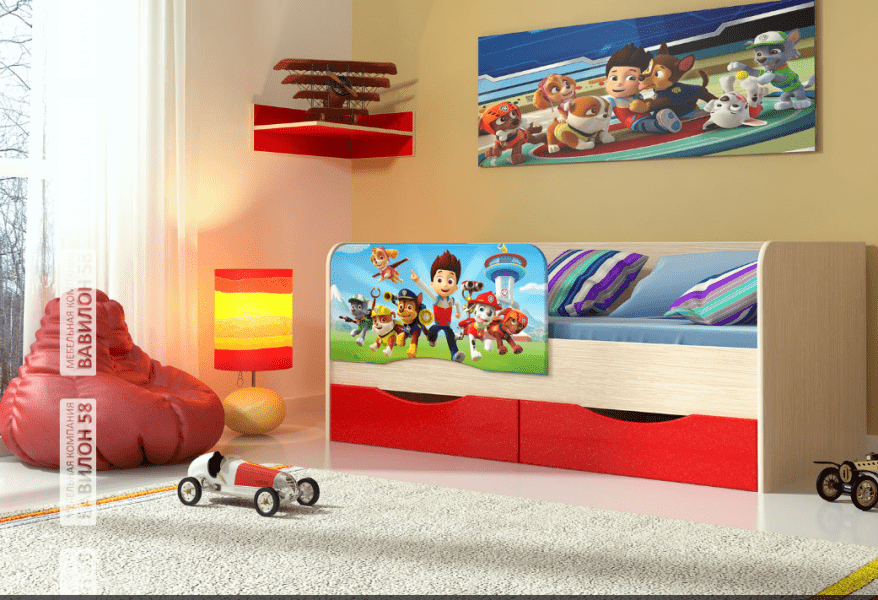 детская кровать щенячий патруль в Нижневартовске