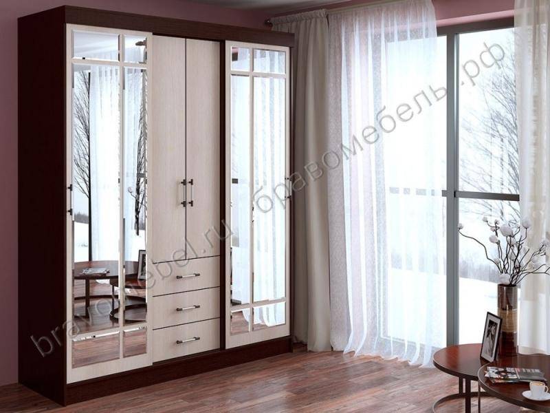 шкаф-купе с зеркалами маэстро в Нижневартовске