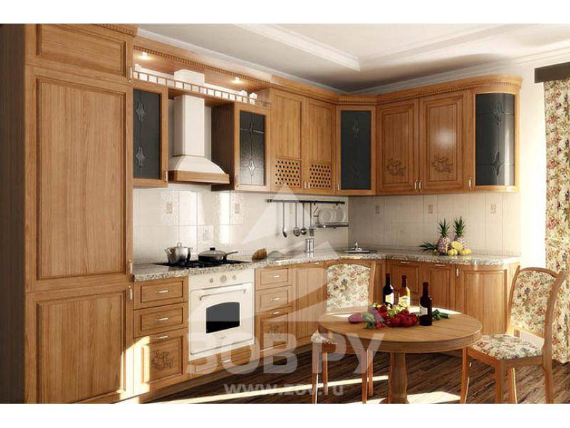 кухонный гарнитур массив ольха т302 103 в Нижневартовске