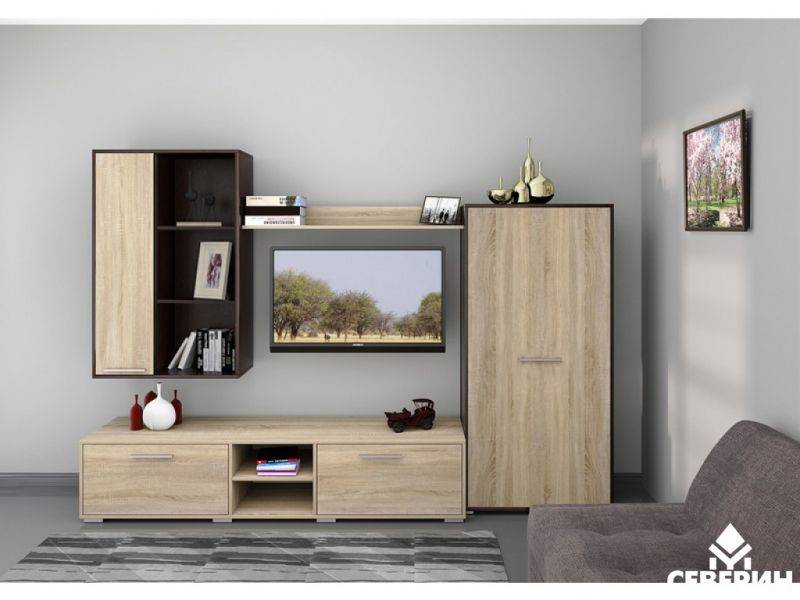 современная стенка в гостиную бруклин в Нижневартовске