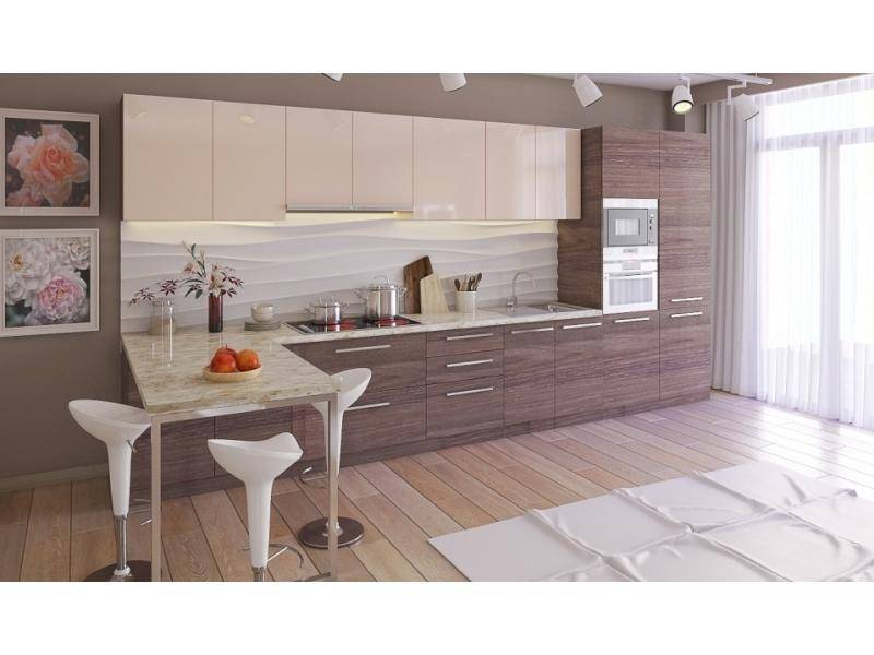 прямая кухня милк нат в Нижневартовске