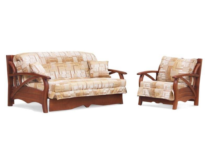 диван-кровать и кресло для отдыха адель 2 в Нижневартовске