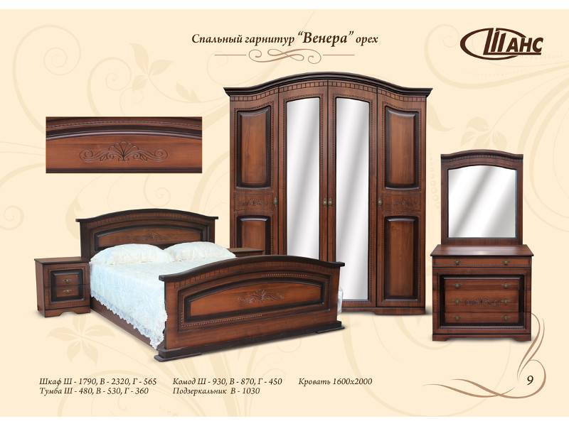 спальный гарнитур венера в Нижневартовске
