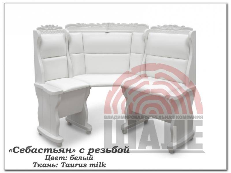 кухонный уголок себастьян с резьбой в Нижневартовске