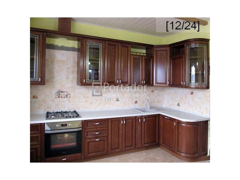 угловая классическая кухня в Нижневартовске