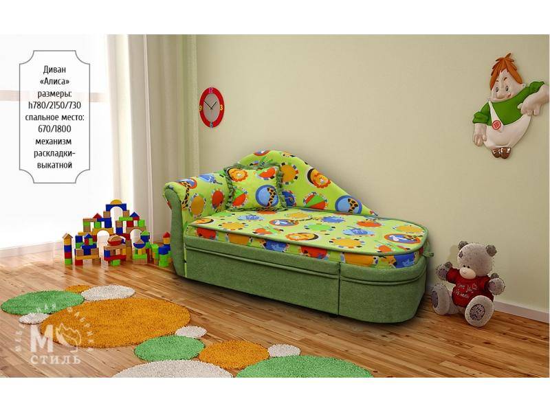 диван прямой алиса выкатной в Нижневартовске