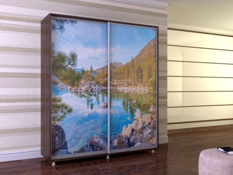 шкаф-купе с фотопечатью оникс в Нижневартовске