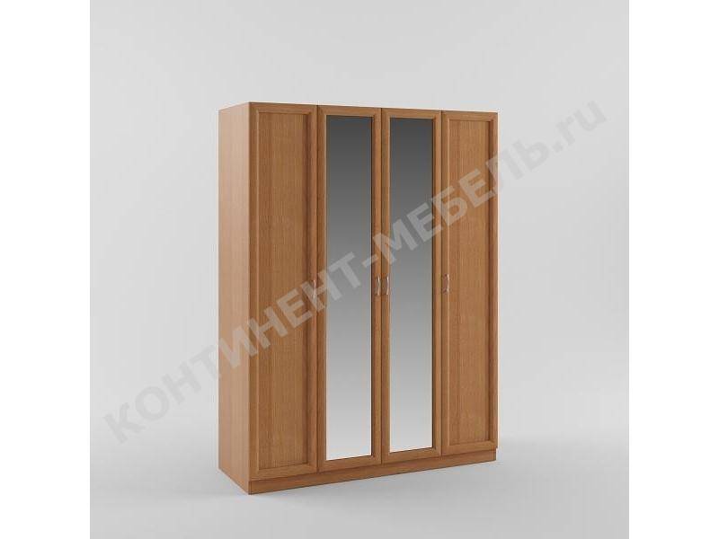 шкаф распашной 4-х дверный с двумя зеркалами в Нижневартовске