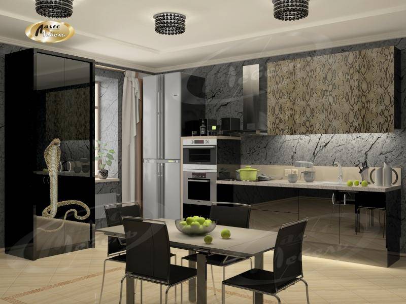 кухня прямая «пещера змеи» в Нижневартовске