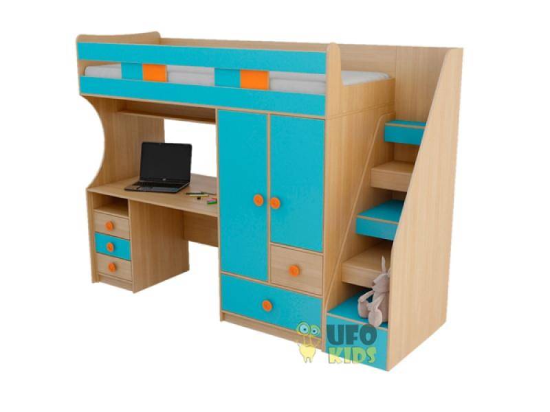 кровать-чердак с рабочим местом в Нижневартовске