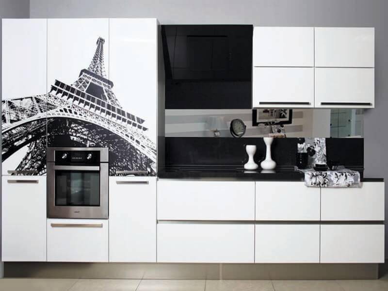 прямой кухонный гарнитур бланж матовый пвх в Нижневартовске