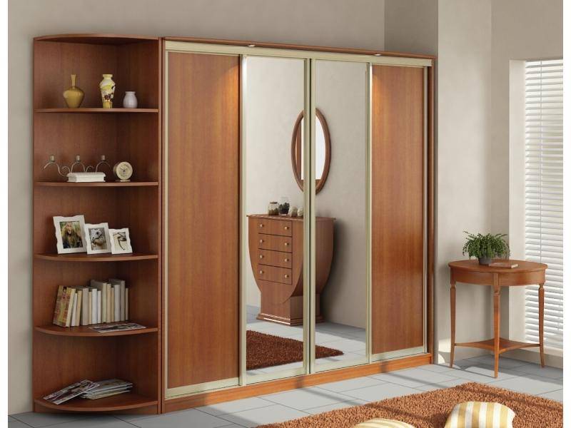 шкаф-купе с угловыми полками в Нижневартовске