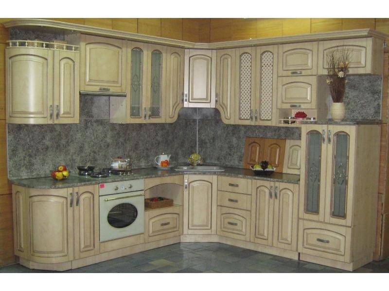 кухня угловая золушка ретро (клен) в Нижневартовске