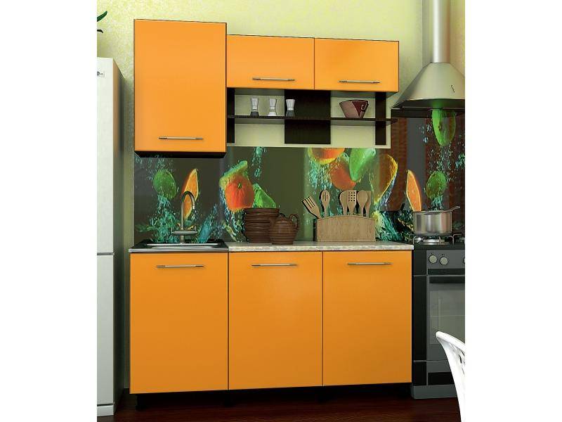 оранжевый кухонный гарнитур dolce vita-29 в Нижневартовске