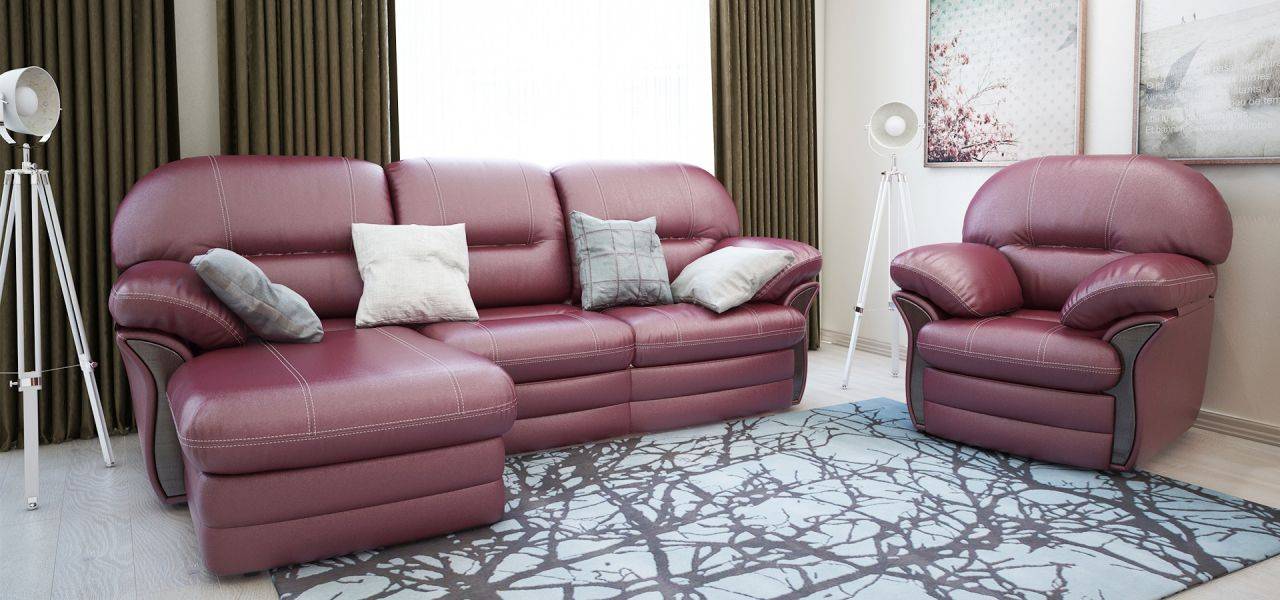 диван атланта с оттоманкой в Нижневартовске