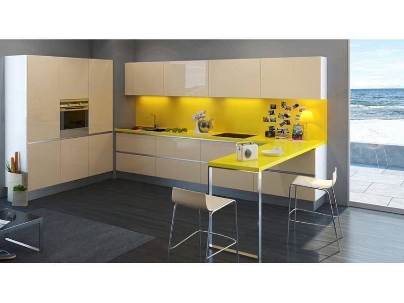 кухня в стиле минимализм акрил в Нижневартовске