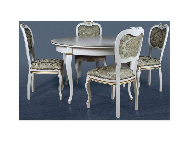 обеденная группа стол классика кр стул алекса 2м 3д в Нижневартовске