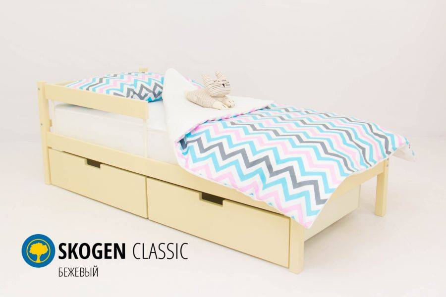 детская кровать skogen classic бежевый в Нижневартовске